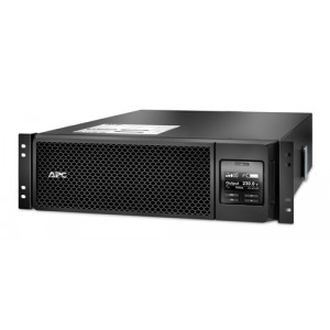 APC Smart-UPS On-Line, 5kVA, Rackmount 3U, 208V/230V, Hard wire 3-wire(2PH+G)+3-wire(H+N+E)+3-wire(H+N+G) outlets, Network Card+SmartSlot, W/ rail kit