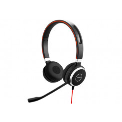Jabra EVOLVE 40 Wired Over-the-head Stereo Headset - Supra-aural - Noise Cancelling Microphone - USB, Mini-phone (3.5mm) 